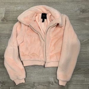 Faux Fur Bomber Jacket